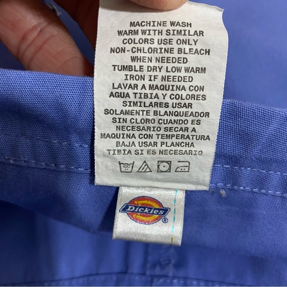 Dickies Medical Style 850106 Ceil Blue Unisex Scrub Drawstring Pants - Picture 6 of 6